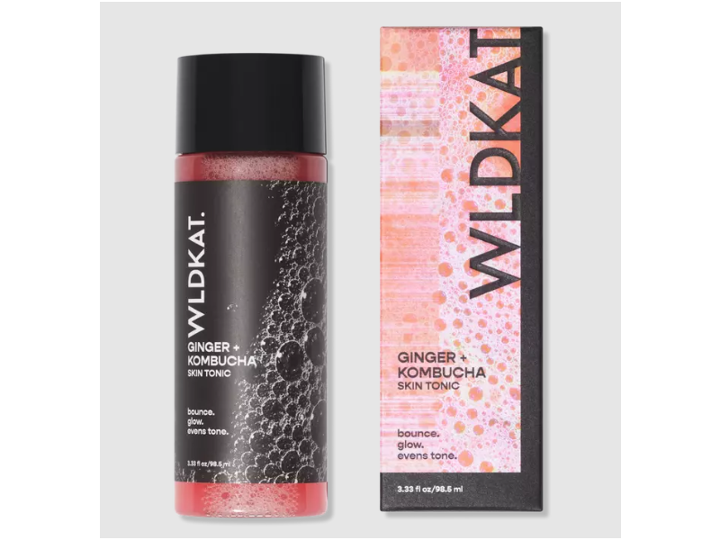 Wldkat Skin Tonic, Ginger + Kombucha, 3.33 fl oz/98.5 mL