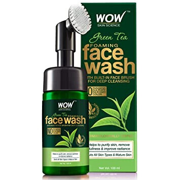 Wow Green Tea Foaming Face Wash