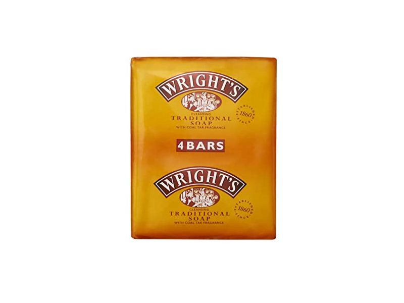 Wright's Coal Tar Traditional Bar Soap, Pack Of 4