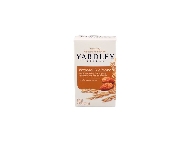 Yardley London Moisturizing Bath Bar, Oatmeal & Almond
