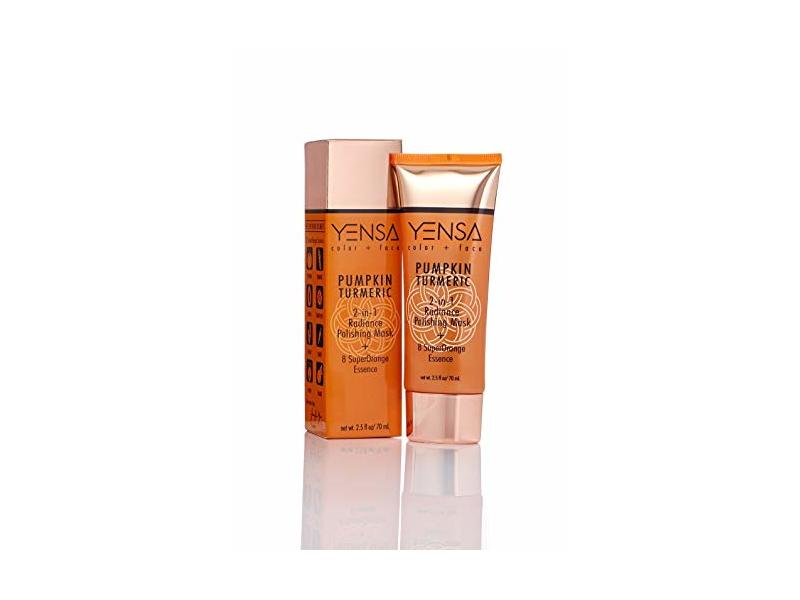 Yensa Pumpkin Turmeric 2-in-1 Radiance Polishing Mask + 8 SuperOrange Essence, 2.5 fl.