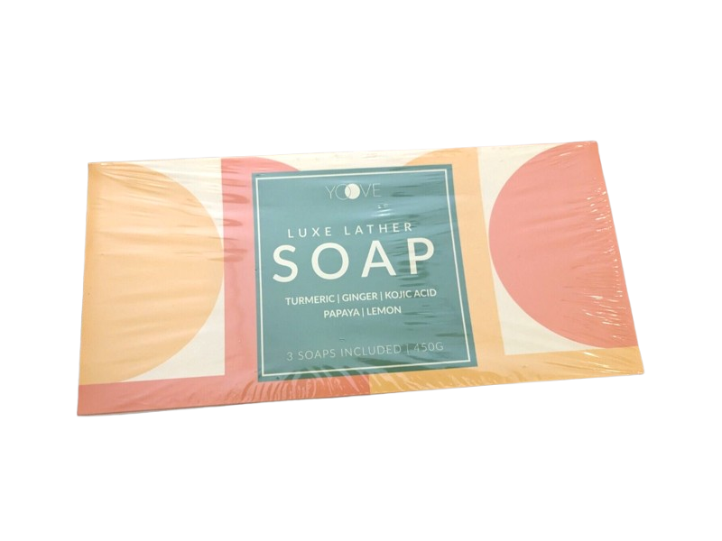 Yoove Luxe Lather Soap, 450 g, 3 Count