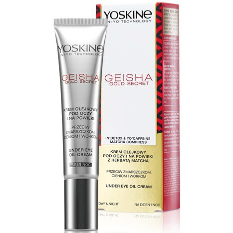 Geisha Gold Secret, Undereye Oil Cream Formulated With Matcha Tea