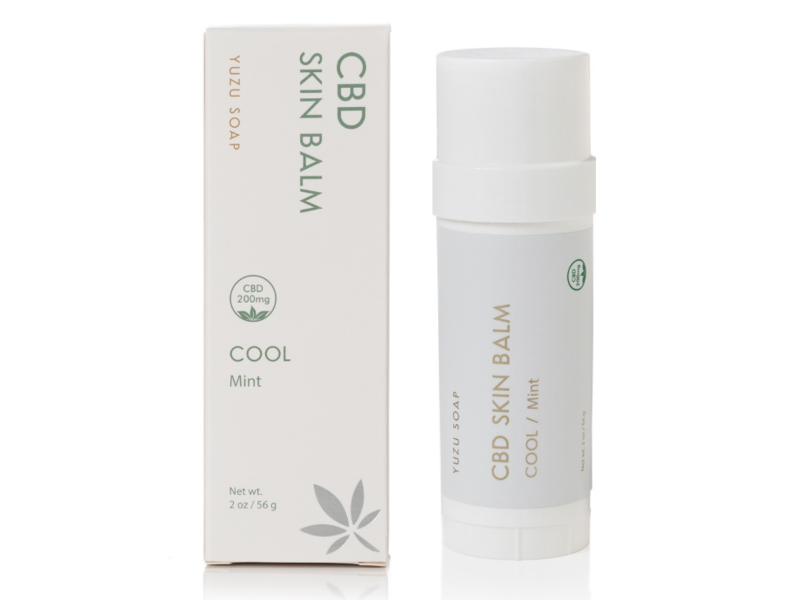Yuzu Soap CBD Skin Balm, Cool Mint, 2 oz/56 g