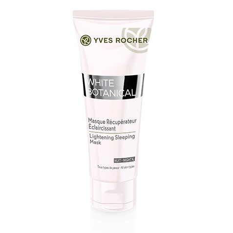 White Botanical Sleeping Mask