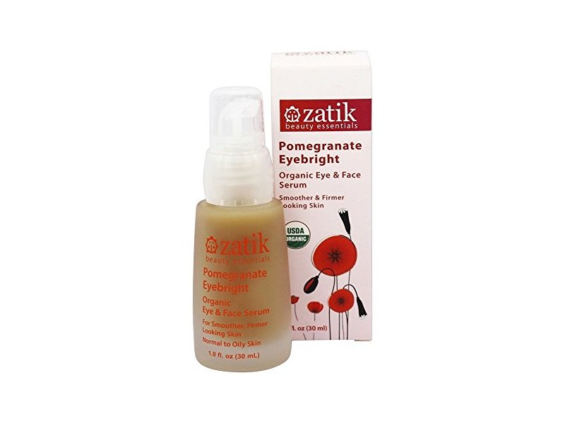Zatik Beauty Essentials Pomegranate Eyebright Serum, 1.0 fl oz