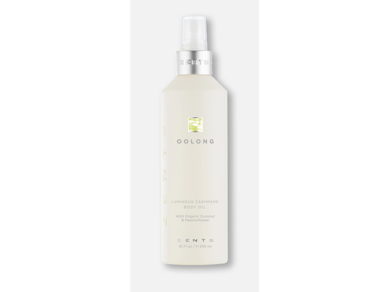 Zents Luminous Cashmere Body Oil, Oolong, 8 fl oz/240 mL