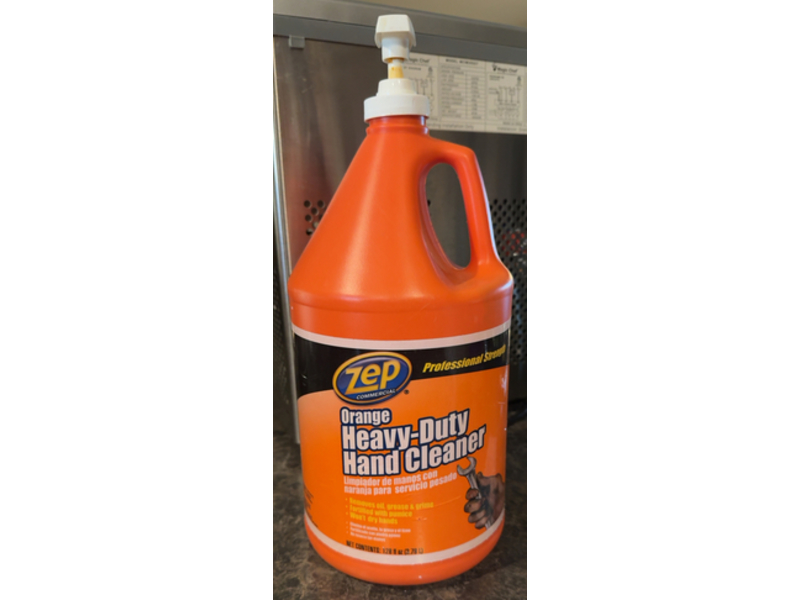 Zep Commercial Heavy Duty Hand Cleaner, Orange, 128 fl oz/3.78 L