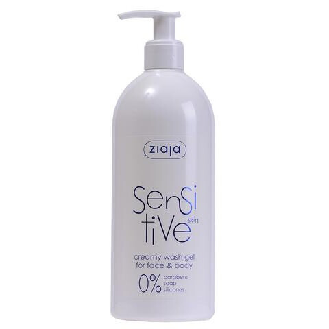 Sensitive Skin Creamy Wash Gel For Face And Body