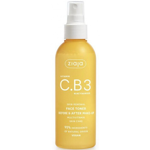 Vitamin C. B3 Niacinamide Face Toner Mist Before & After Make-Up