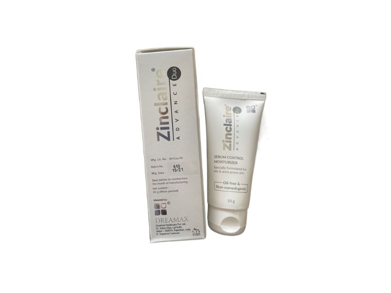 Zinclaire Advanced Duo Sebum Control Moisturizer, 50 g