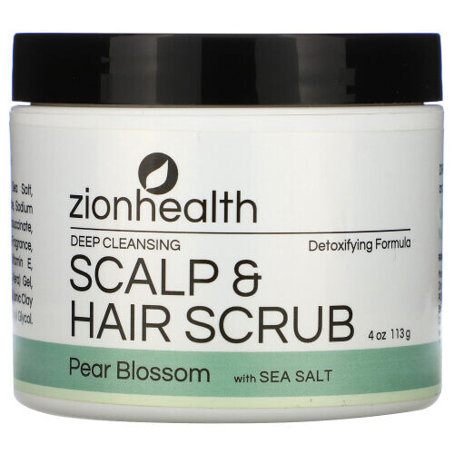 Deep Cleansing Scalp & Hair Scrub Pear Blossom With Sea Salt