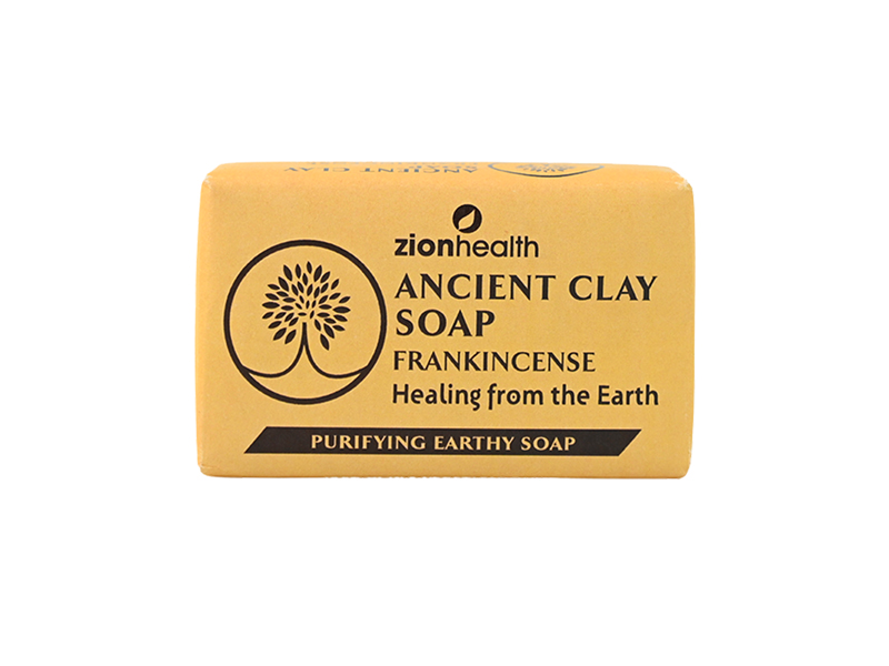 Zion Health Ancient Clay Soap, Frankincense, 6 oz/170 g