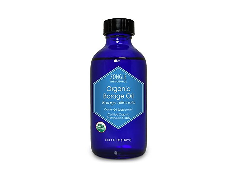 Zongle Organic Borage Oil, 4 fl oz (118 mL)