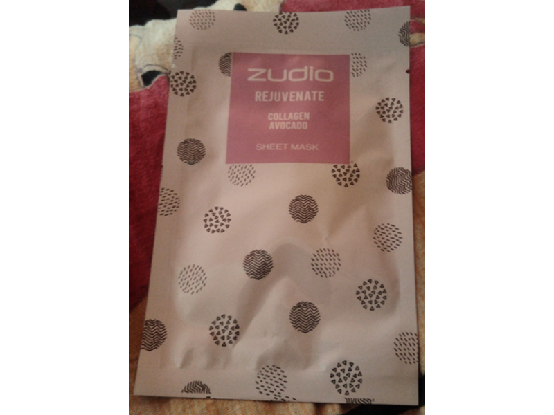 Zudio Rejuvenate Collagen Avocado Sheet Mask