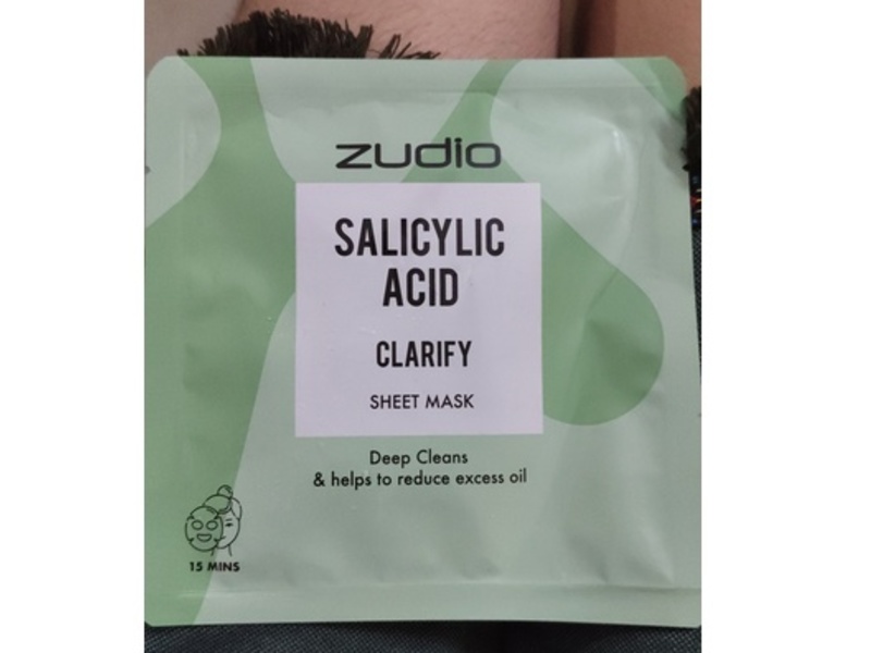 Zudio Salicylic Acid Clarify Sheet Mask, 1 Count