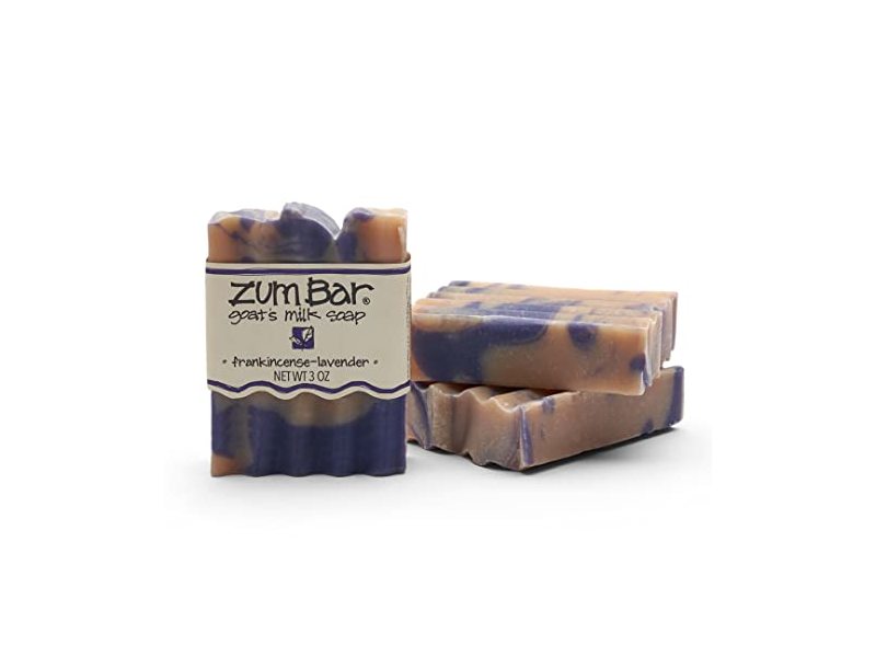 Zum Bar Goat's Milk Soap, Frankincense-Lavender, 3 oz, Pack Of 3
