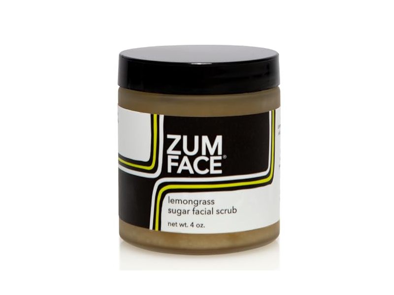 Zum Face Sugar Facial Scrub, Lemongrass, 4 oz