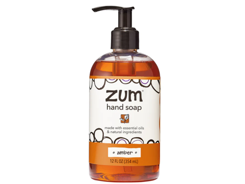 Zum Hand Soap, Amber, 12 fl oz/354 mL, Pack Of 4